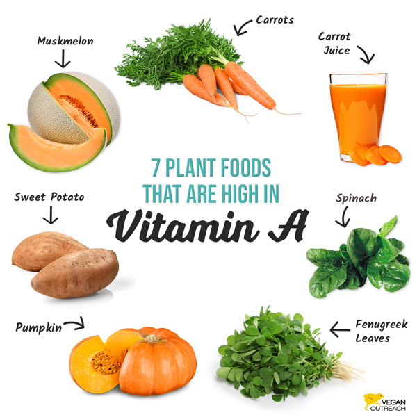 Vitamin A from plant-based sources